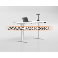 Electric office sit stand height adjustable office computer desk furniture