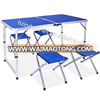 Manufacturer of camping folding table and chairs set for sale