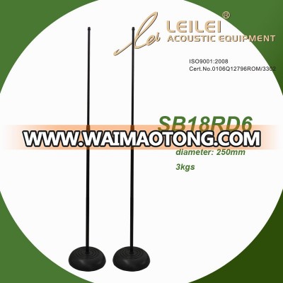 Height Adjustable Microphone Stand with round base