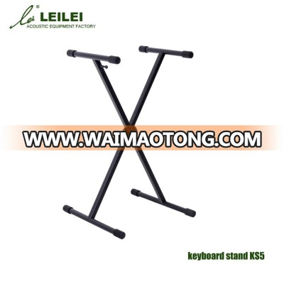 Heavy-Duty Single X Keyboard Stand with small ring