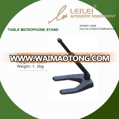 2017 Round base Ningbo heavy duty table microphone stands