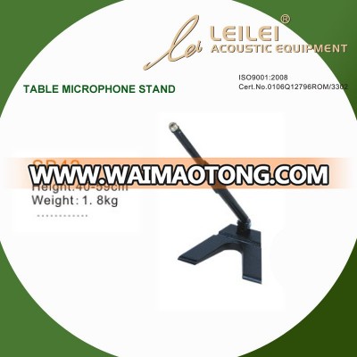 2017 Round base Ningbo heavy duty table microphone stands