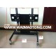 Wheeled lcd tv bracket/ movable tv mounting bracket/ lcd tv base stand bracket